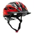 Capacete Com Sinalizador De Led Ciclismo Bike Preto vermelho Cor Vermelho Tamanho Ajustavel  52   60cm