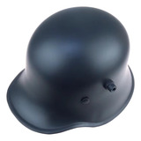 Capacete De Aço Alemão M16 Primeira Guerra Mundial   Cinza