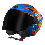 Capacete De Moto Aberto