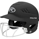 Capacete De Rebatidas Rawlings Coolflo Highlighter Matte Bla