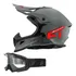 Capacete De Trilha Cross Fast Gray   Oculos Blast Lançamento