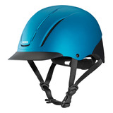 Capacete Equitação Troxel Spirit Teal Duratec   Tamanho P