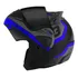 Capacete Escamoteável Pro Tork V-pro Jet 3 Viseira Fumê Cor Azul Tamanho Do Capacete 58