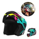 Capacete Fechado Moto Robocop V-pro Jet Factor Promoção Nfe