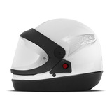 Capacete Fechado Tipo Sanmarino Para Motociclista Cor Branco Tamanho Do Capacete 58