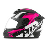 Capacete Feminino Rosa Fechado