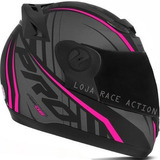 Capacete Feminino Rosa Pro