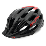 Capacete Giro Revel Bike Ciclismo Mtb Speed Várias Cores Cor Preto Com Vermelho Tamanho 54 61cm