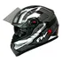 Capacete Gtx Fox Fw3 Com Óculos Solar Interno E Narigueira