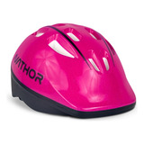 Capacete Infantíl Nathor   Rosa 50 A 56 Cm