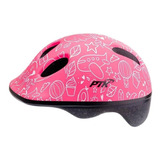 Capacete Infantil Rosa Bicicleta