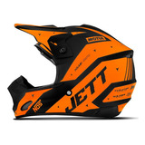 Capacete Jett Th-1 Evolution 2 Motocross Tamanho Do Capacete 58 Cor Laranja