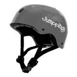 Capacete M Esportivo Cinza Rapel Escalada Tirolesa Skate
