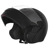Capacete Mixs Gladiator Escamoteável Robocop Classic 60 Preto Fosco