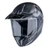 Capacete Moto Bieffe 3 Sport Hills Esportivo Cross Trilha Cor Preto Brilho Cinza Grafite Tamanho Do Capacete 56