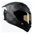 Capacete Moto Bieffe B-12 Ft  Cor Preto Fosco Com Cinza Tamanho  62 Com Viseira Fumê Extra