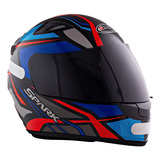 Capacete Moto Fechado Ebf Esportivo Mais Viseira Fumê 2.2mm