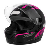 Capacete Moto Feminino New Ebf Power Rosa