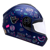 Capacete Moto Infantil Crianca