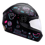 Capacete Moto Infantil Crianca