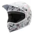 Capacete Moto Modelo Infantil Para Criança Tamanho 54 Cor Branco