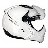 Capacete Moto Peels Mirage Classic Aberto Cor Branco Com Grafite Tamanho Do Capacete 61