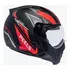 Capacete Moto Peels Mirage Living Cor Preto Fosco Com Vermelho Tamanho Do Capacete 56