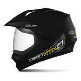Capacete Motocross Para Moto Trial Liberty Mx Pro Vision