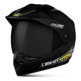 Capacete Motocross Viseira Fumê Pro Tork Mx Vision Preto