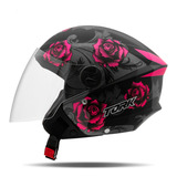 Capacete New Liberty Flowers