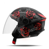 Capacete New Liberty Flowers
