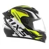 Capacete Para Moto  Integral Mixs  Fokker  Amarelo Storm Fosco Tamanho 62 