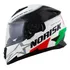 Capacete Para Moto Norisk Ff302 Grand Prix Italy Branco Brilhante Grand Prix Italy Tamanho 56
