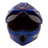 Capacete Para Moto Trial Pro Tork Liberty Mx Pro Vision A Cor Azul Desenho Solid Tamanho Do Capacete 58