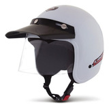 Capacete Preto Fosco Aberto
