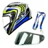 Capacete Race Drive Helt 62 + Viseira Cromada + Chaveiro
