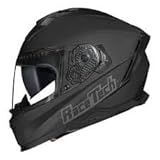 Capacete Race Tech Volt Matte Black C/ óculos Interno 56