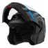 Capacete Robocop Escamoteável Fechado Mixs Gladiator Delta S Cor Cinza Azul Fosco Tamanho Do Capacete 56