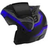 Capacete Robocop V-pro Jet 3 Fundo Preto Viseira Fumê 