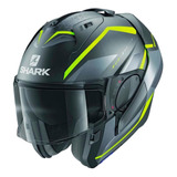 Capacete Shark Masculino Evo Es Yari Ays Amarelo Fosco