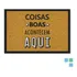 Capacho De Porta Vinílico Estampado Coisas Boas 60x40cm - Uzoo
