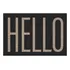 Capacho De Porta Vinílico Estampado Hello 60x40cm - Uzoo