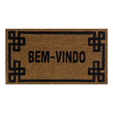 Capacho Tapete Retangular Fibra