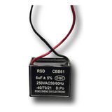 Capacitor 6uf 2 Fios