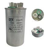 Capacitor Duplo 22 5uf 440 450vac Ar Condicionado Split Epx 450