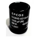 Capacitor Eletrolitico 1.500uf X 200v * 1500uf X 200v Epcos