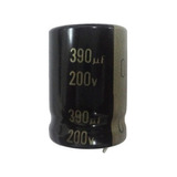 Capacitor Eletrolítico 390uf X 200v 105ºc Pacote Com 10 Pçs