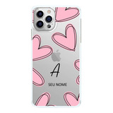 Capinha Coracoes Rosas Desenho