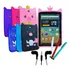Capinha Emborrachada P/ Tablet  Hd8 + Caneta Touch + Fone 