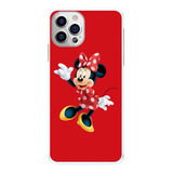 Capinha Minnie Fundo Vermelho